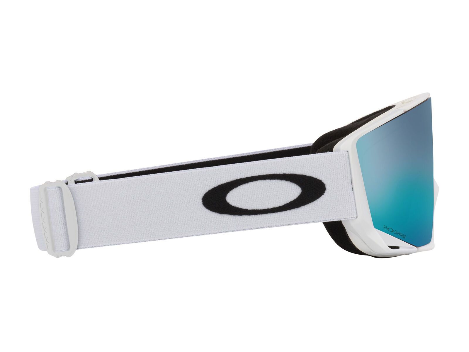 Oakley Flow Scape L, Prizm Snow Sapphire Iridium & Iced / matte white - Bild 11
