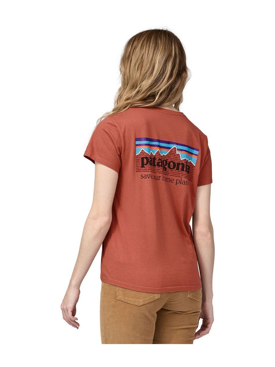 Patagonia Women's P-6 Mission Organic T-Shirt, burl red - Bild 5