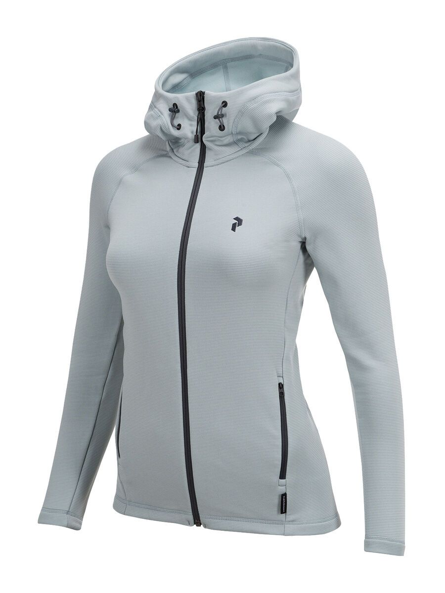 Peak Performance W Waitara Zip Hood, dustier blue - Bild 3