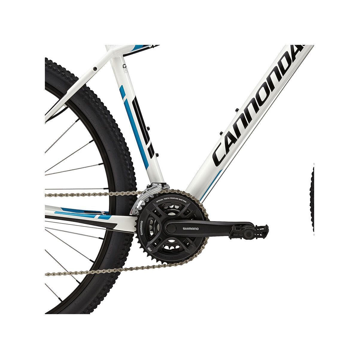Cannondale Trail 29 6, magnesium white with jet black ultra blue, gloss - Bild 3