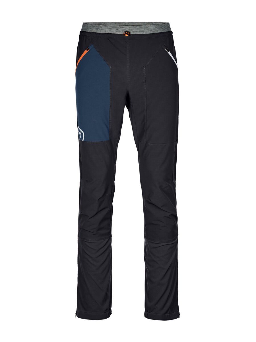 Ortovox Merino Airsolation Berrino Pants Long M, black raven - Bild 1