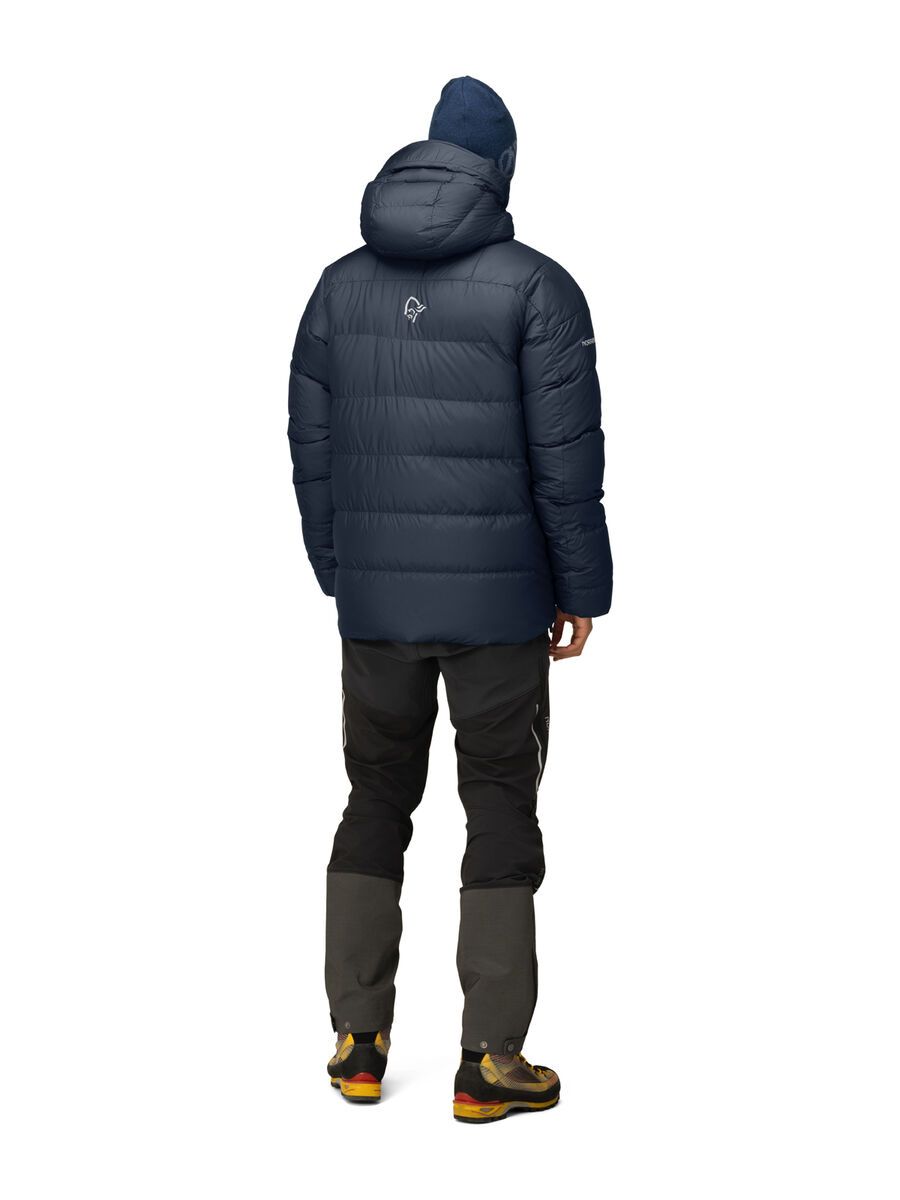 Norrona trollveggen down850 Jacket M's, cool black/indigo night - Bild 4