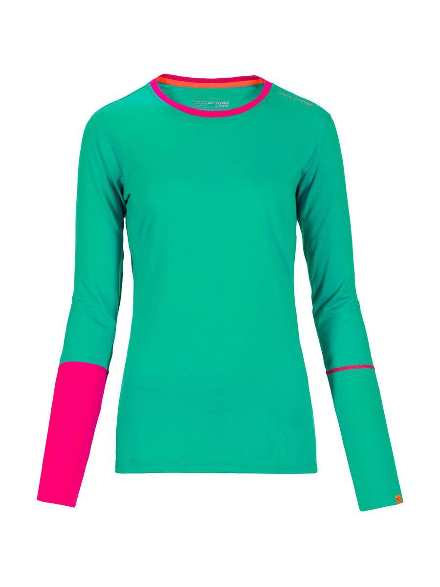 Ortovox Rock 'n' Wool Long Sleeve Women, crazy green - Bild 1