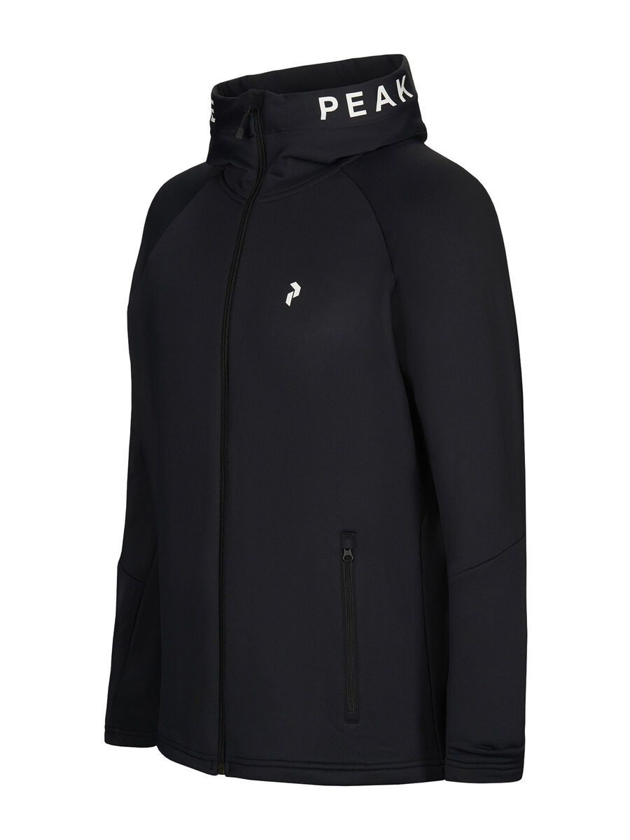 Peak Performance Rider Zip Hood, black - Bild 3