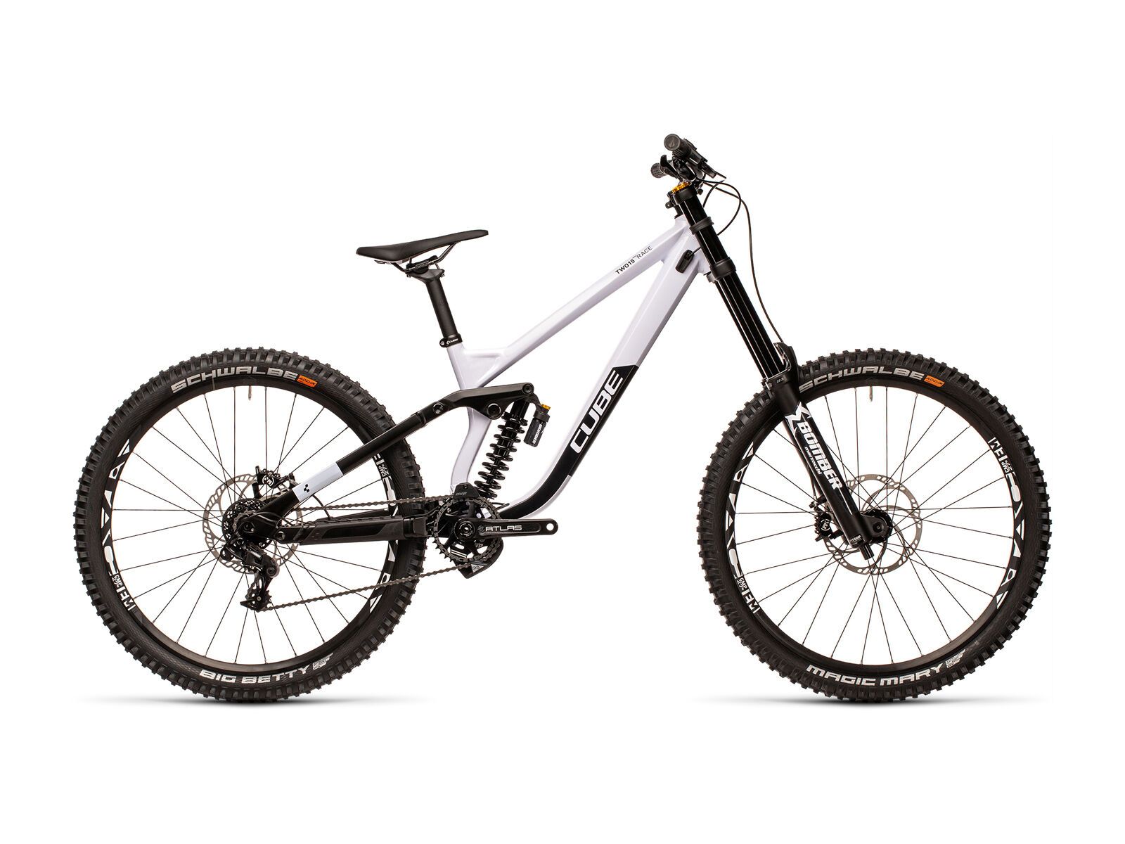 Cube TWO15 Race 27.5, flashwhite´n´black - Bild 1