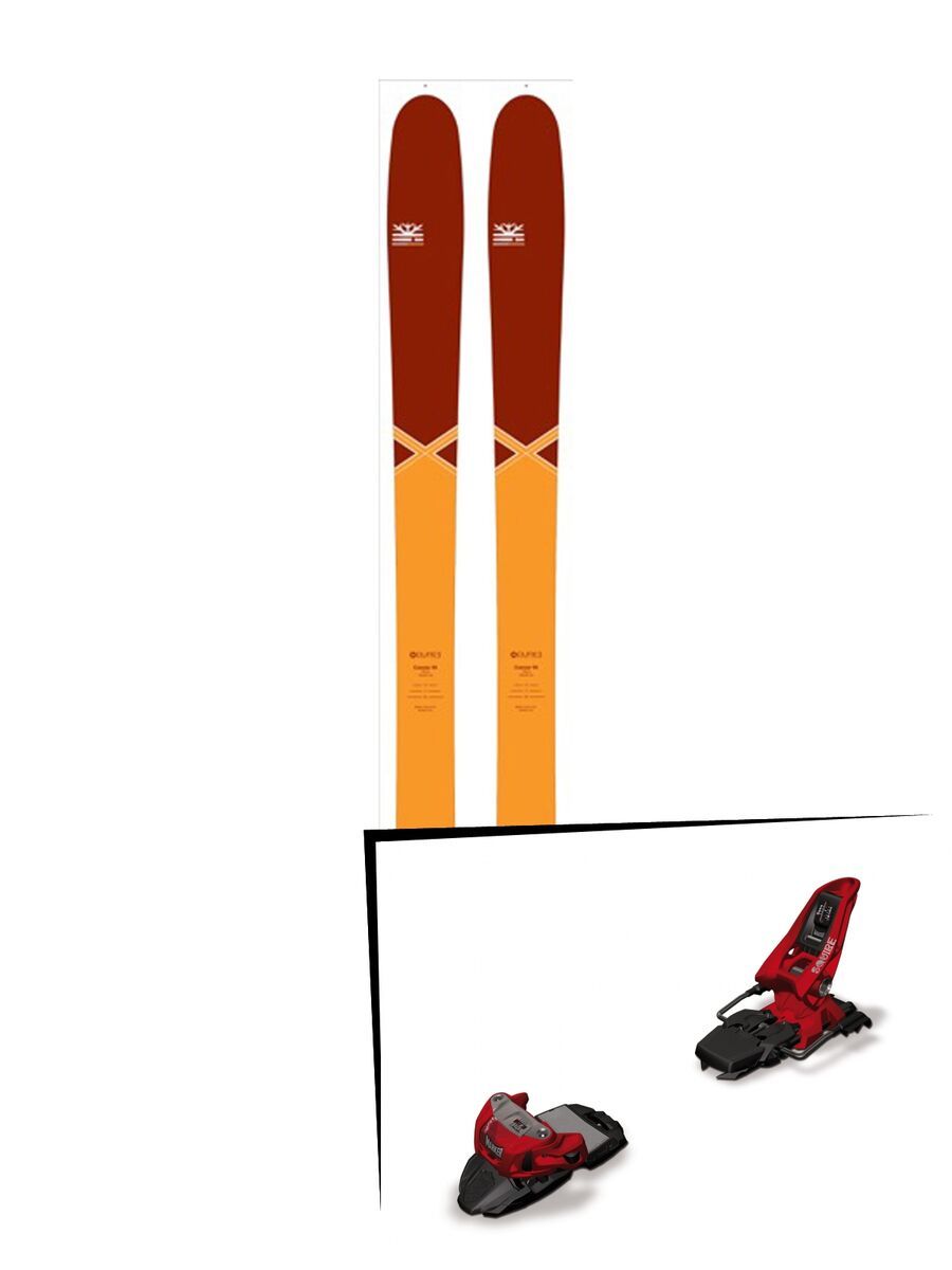 Set: DPS Skis Cassiar 95 Pure3 2016 + Marker Squire 11 (1685412) - Bild 1