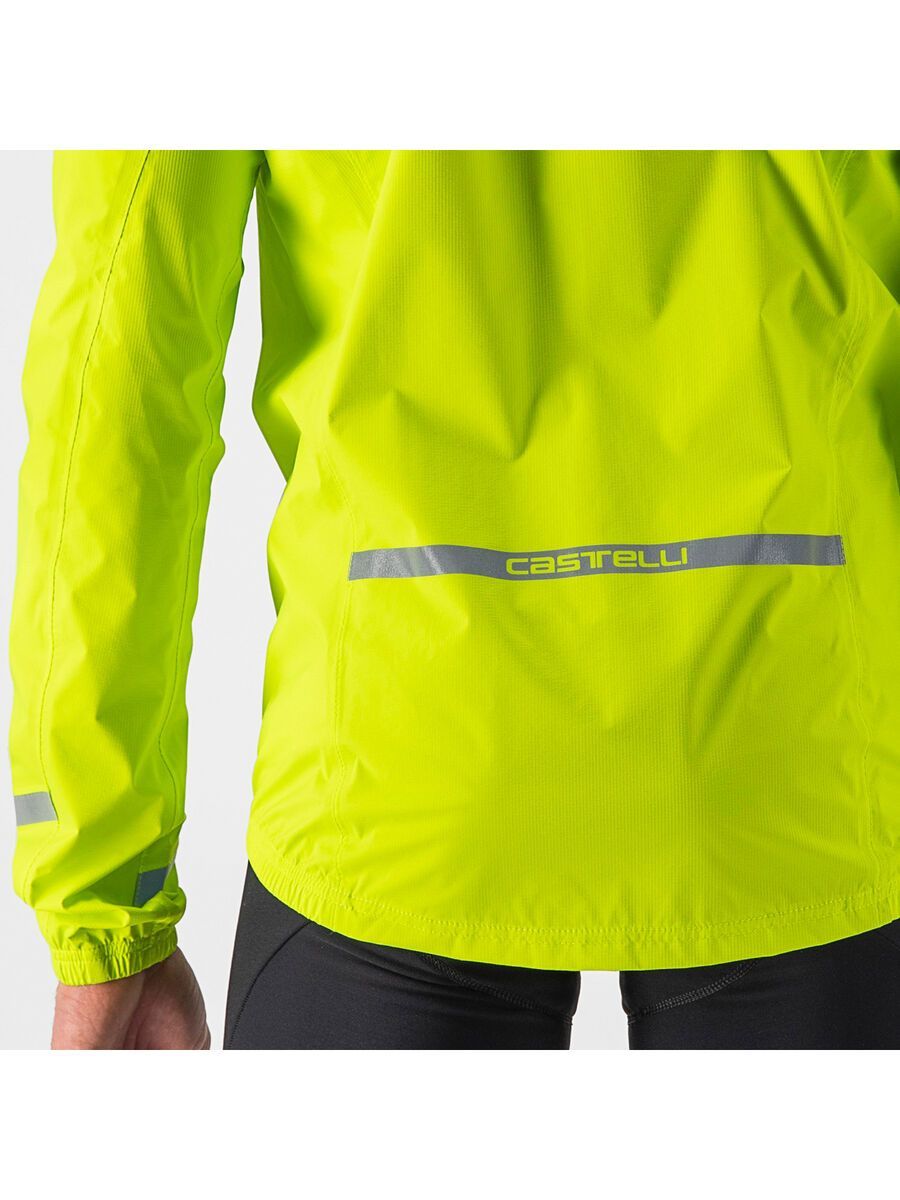 Castelli Emergency 2 Rain Jacket, electric lime - Bild 4