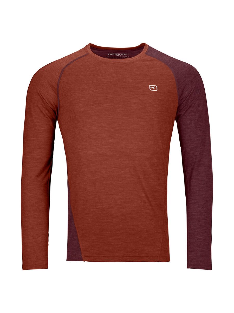 Ortovox 120 Merino Cool Tec Fast Upward LS M, clay orange blend - Bild 1