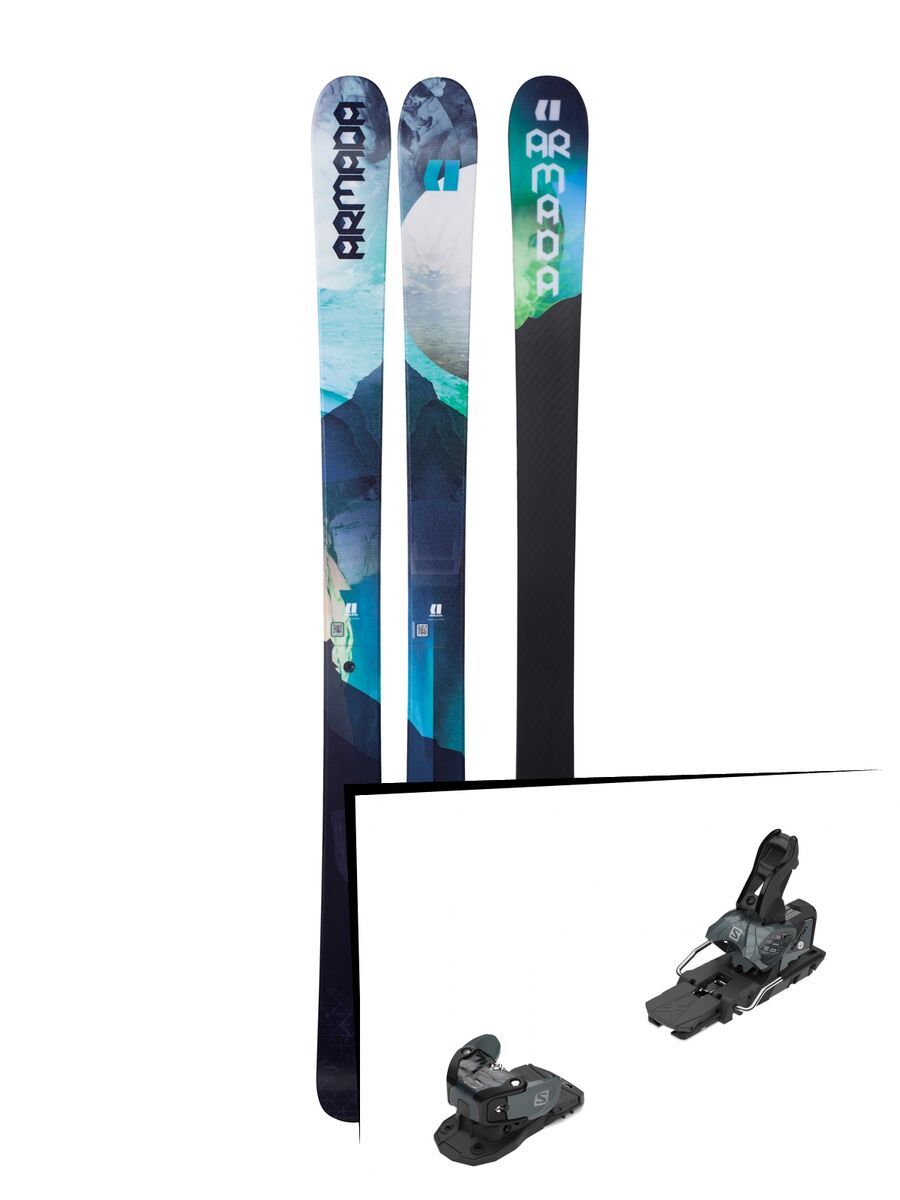 Set: Armada Victa 93 2018 + Salomon Warden MNC 13 black/grey - Bild 1