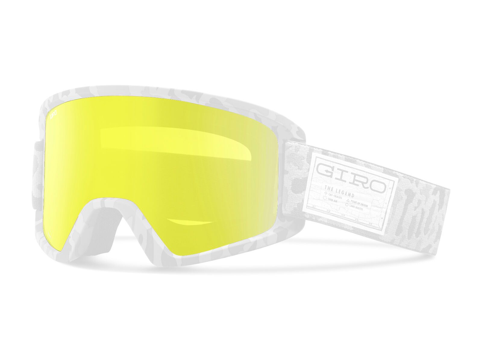 Giro Semi + Spare Lens, brown camo/amber scarlet+yellow - Bild 2