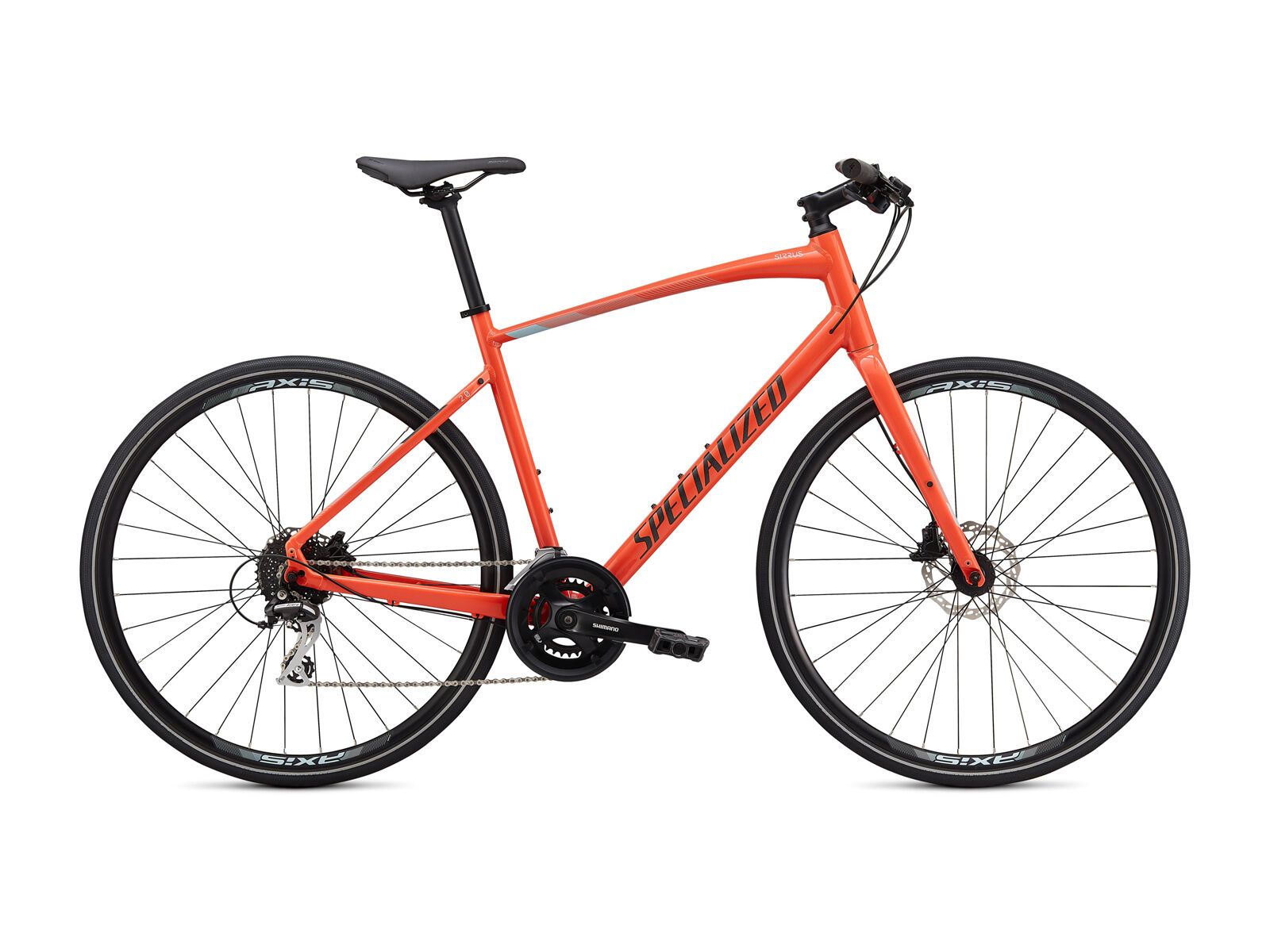 Specialized Sirrus 2.0, gloss vivid coral/summer blue/satin black reflective - Bild 1