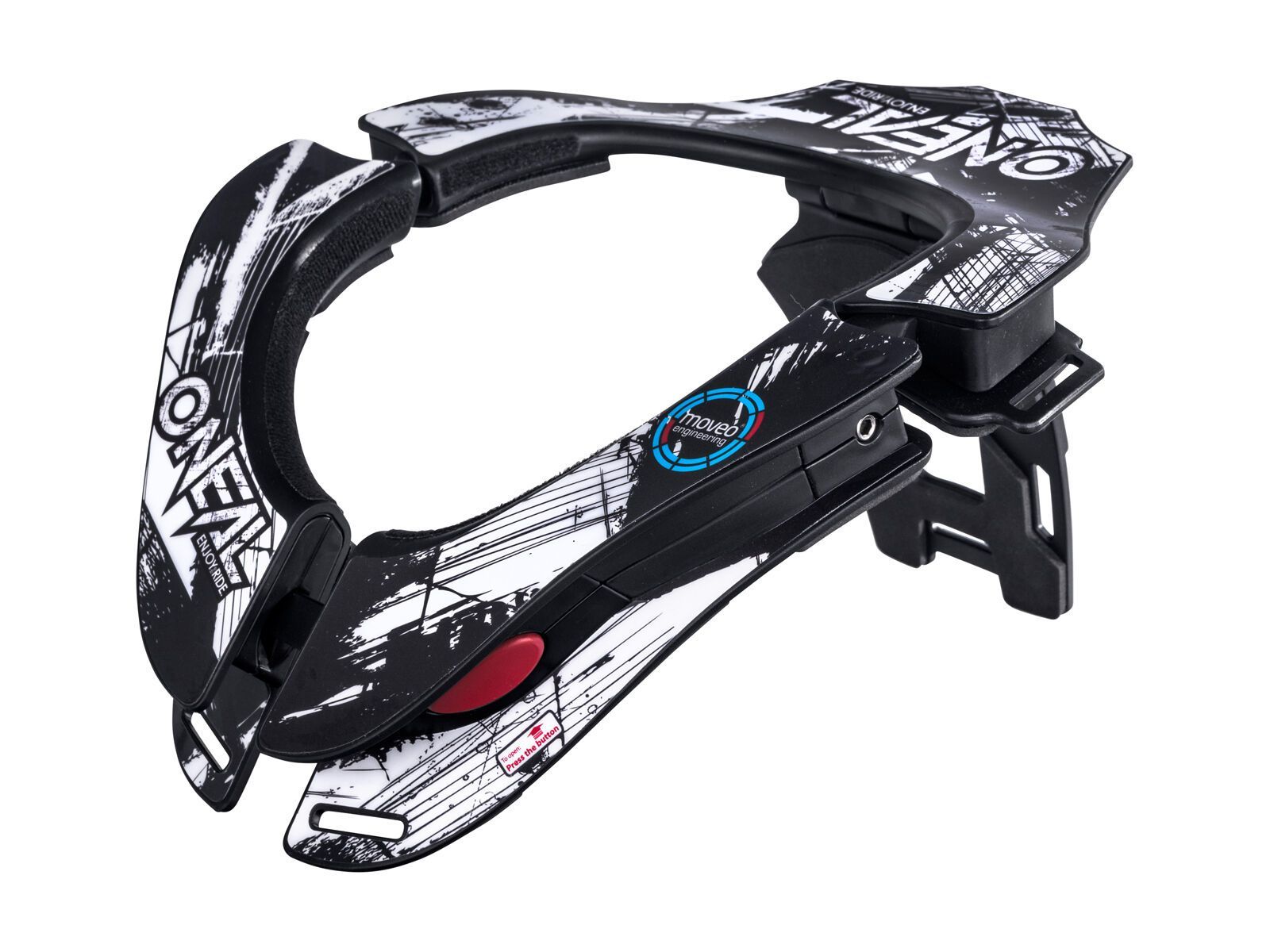 ONeal Tron Neckbrace Shocker, black/white - Bild 1