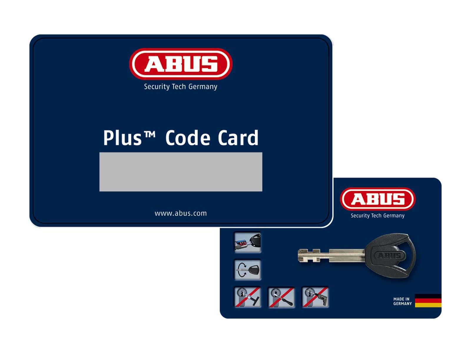 Abus Bordo Alarm 6000A/90, inkl. Halter, white - Bild 2