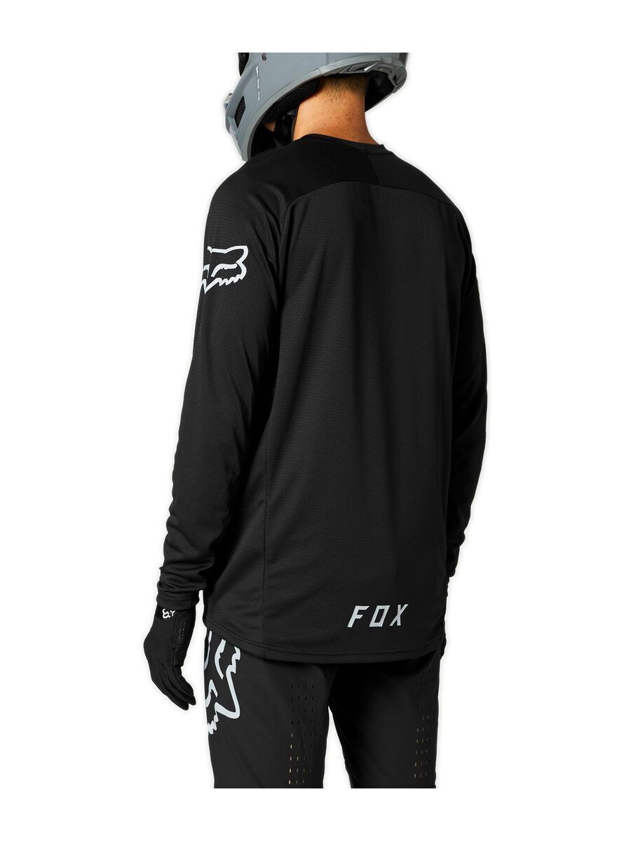 Fox Defend LS Jersey Fox Logo, black - Bild 2