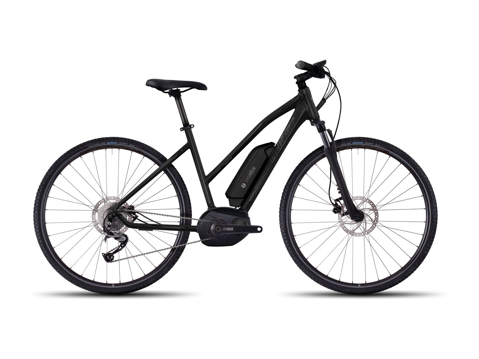 Ghost Hybride Andasol Cross 2 W, night black/micro chip gray/titanium grey - Bild 1