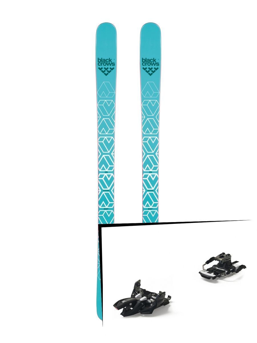 Set: Black Crows Captis Birdie 2019 + Marker Alpinist 9 Long Travel black/titanium - Bild 1