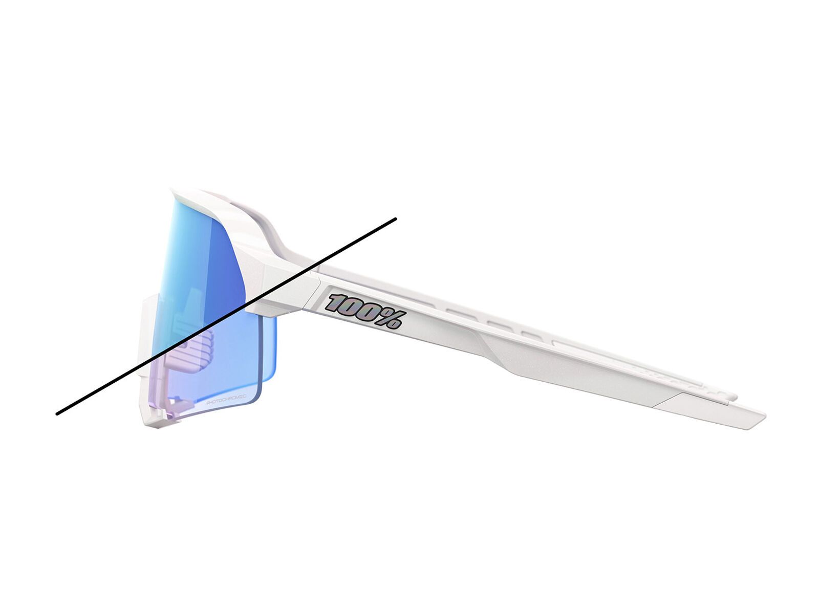 100% S3 Bastille LE, Blue Photochromic Mirror - Bild 3
