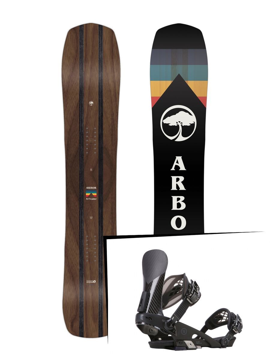 Set: Arbor A-Frame 2019 + Ride El Hefe black - Bild 1