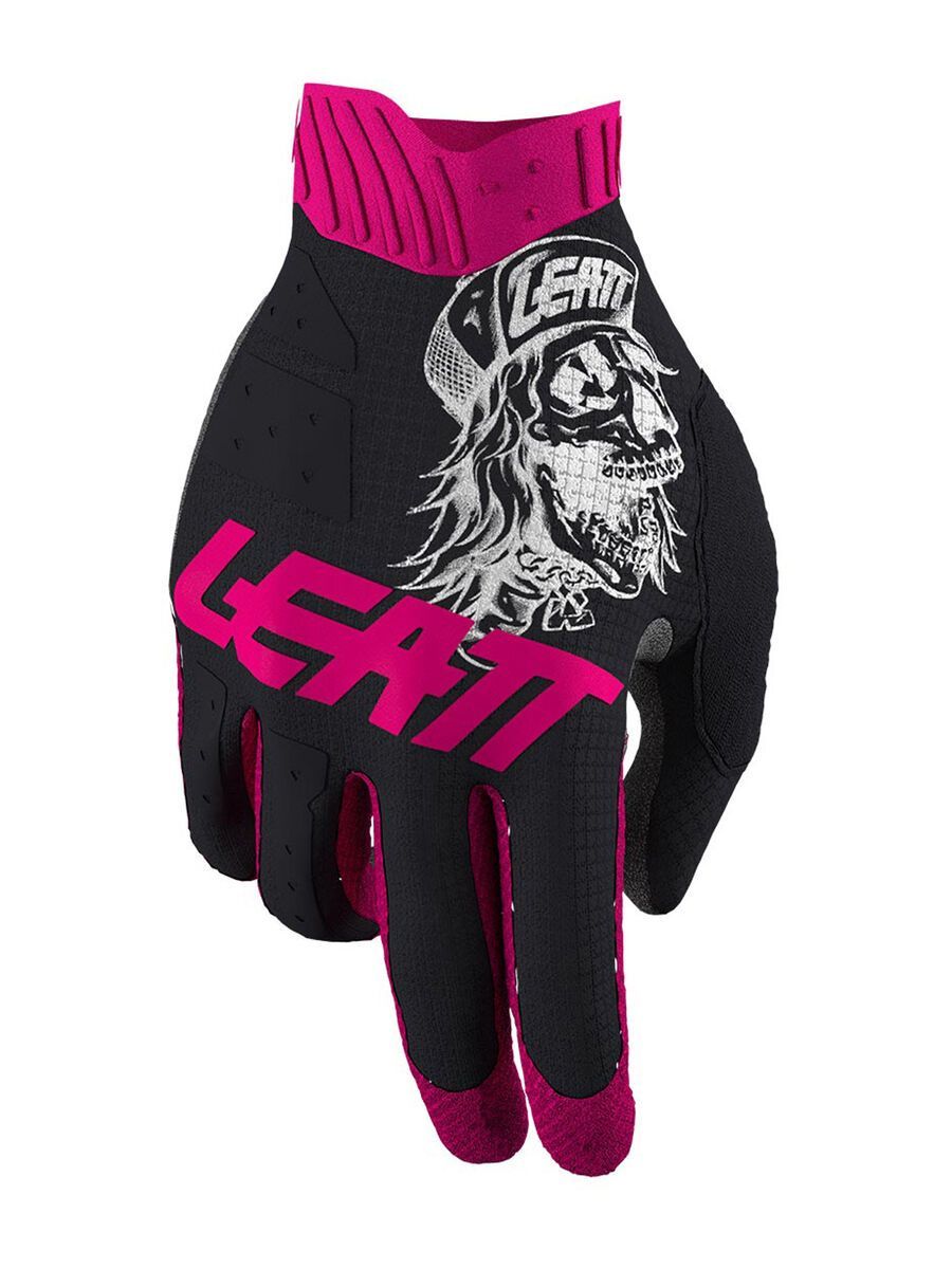 Leatt Glove MTB 1.0 GripR, 80s Skull - Bild 2