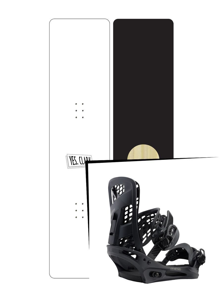 Set: Yes The Clark 2019 + Burton Genesis black - Bild 1