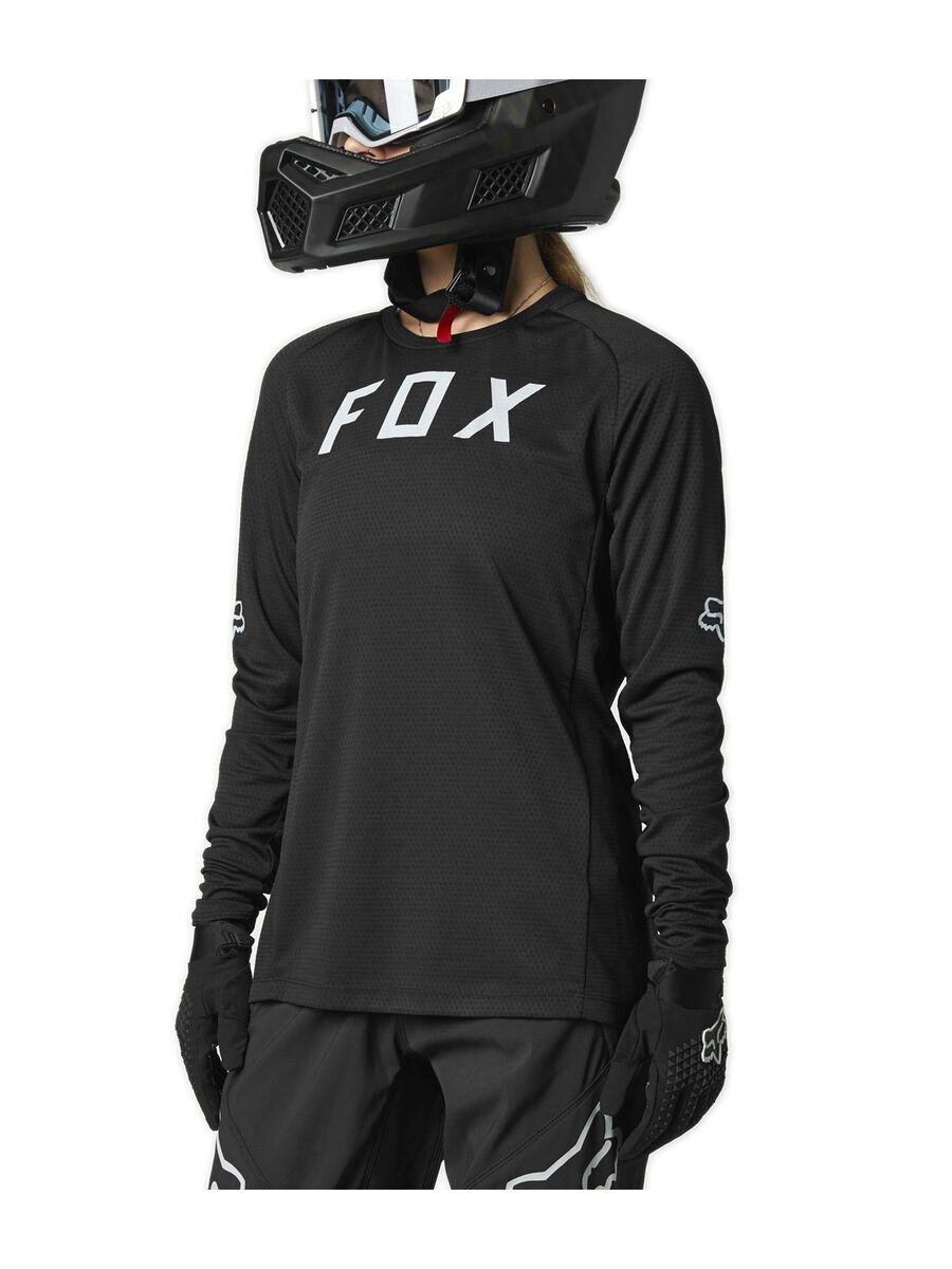 Fox Womens Defend LS Jersey, black - Bild 3