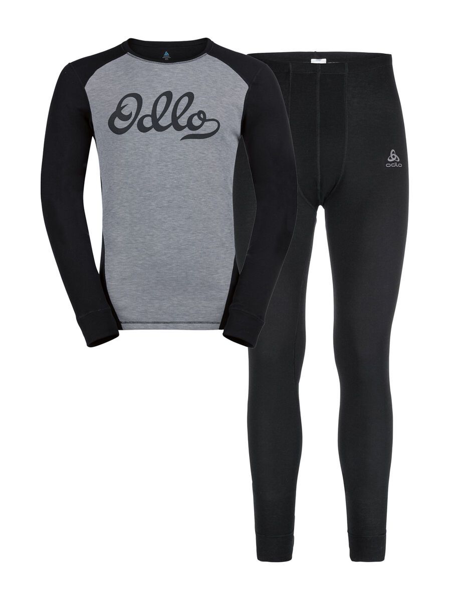 Odlo Set Warm Originals, grey melange - black - Bild 1
