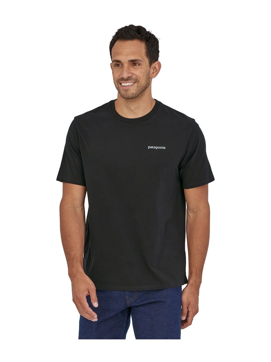 Patagonia Men's P-6 Mission Organic T-Shirt, ink black - Bild 4