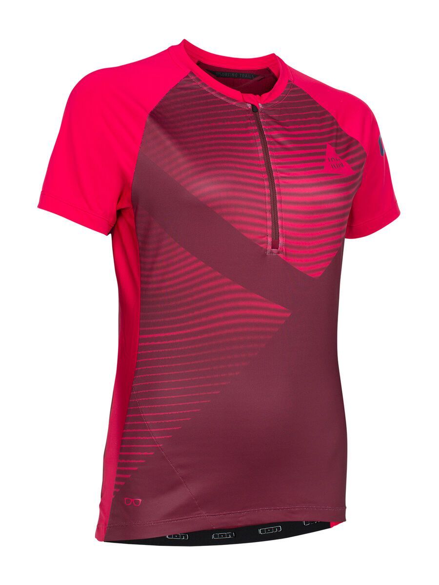 ION Tee Half Zip SS Traze AMP, combat red - Bild 1