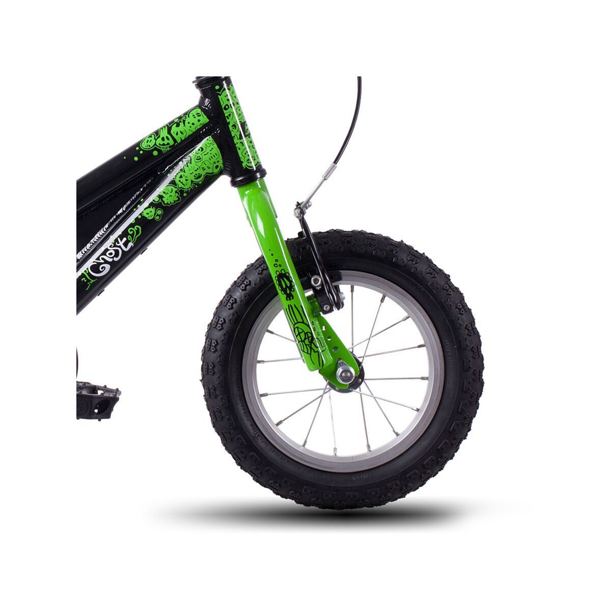 Ghost Powerkid 12, black/green/white - Bild 2