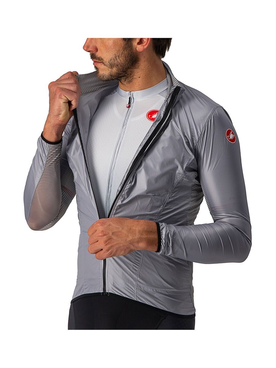 Castelli Aria Shell Jacket, silver gray - Bild 3