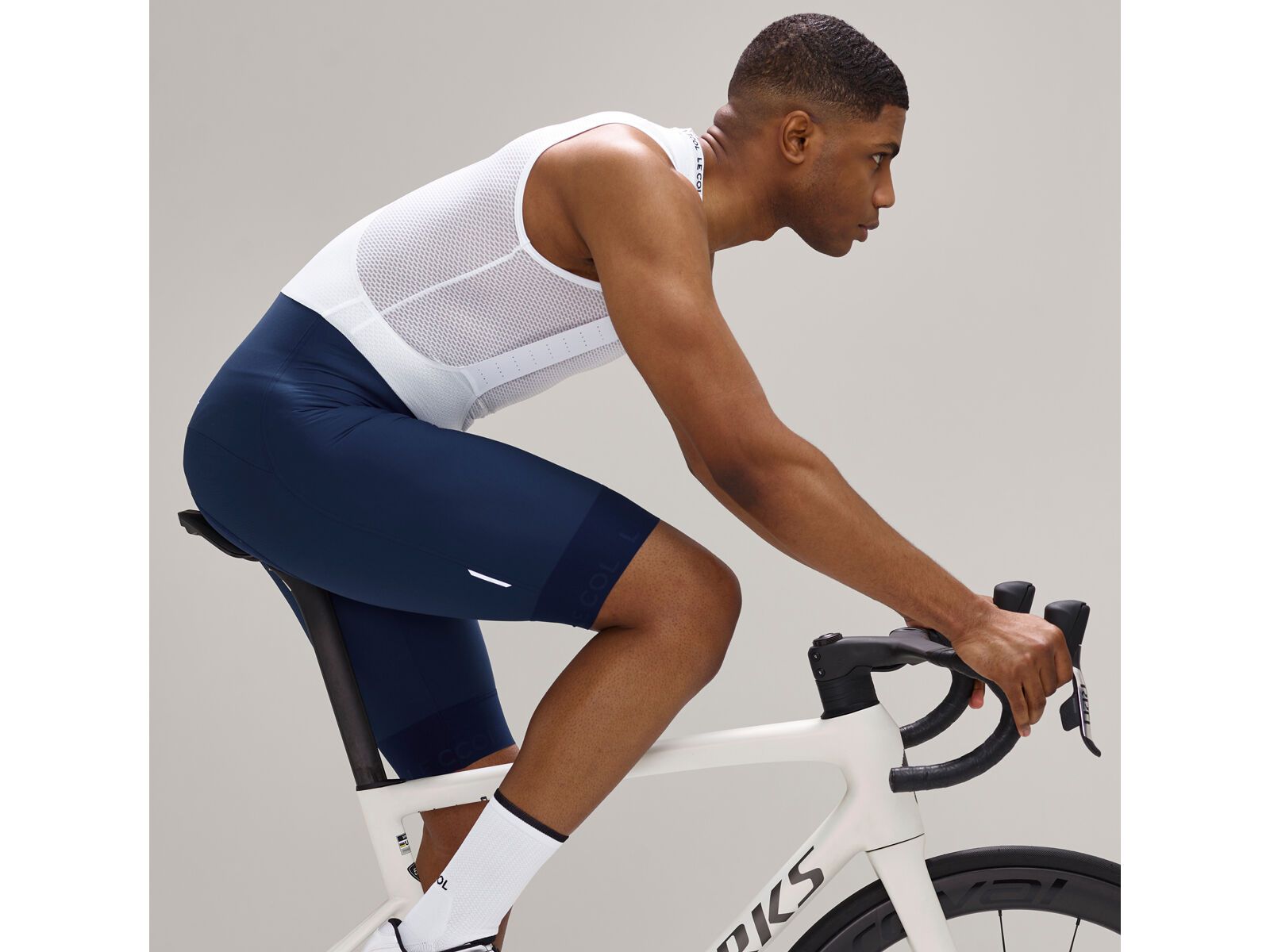 Le Col Hors Categorie Lightweight Bib Shorts, navy/white - Bild 10