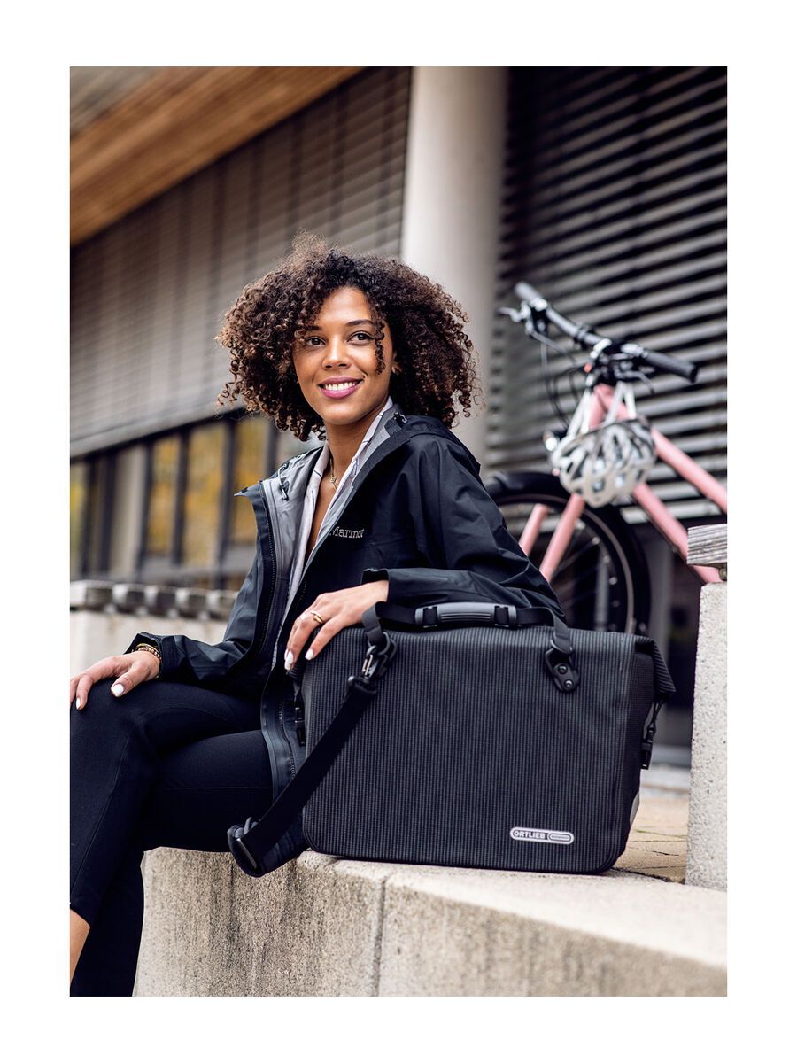 ORTLIEB Office-Bag High-Vis 21 L, black reflective - Bild 6