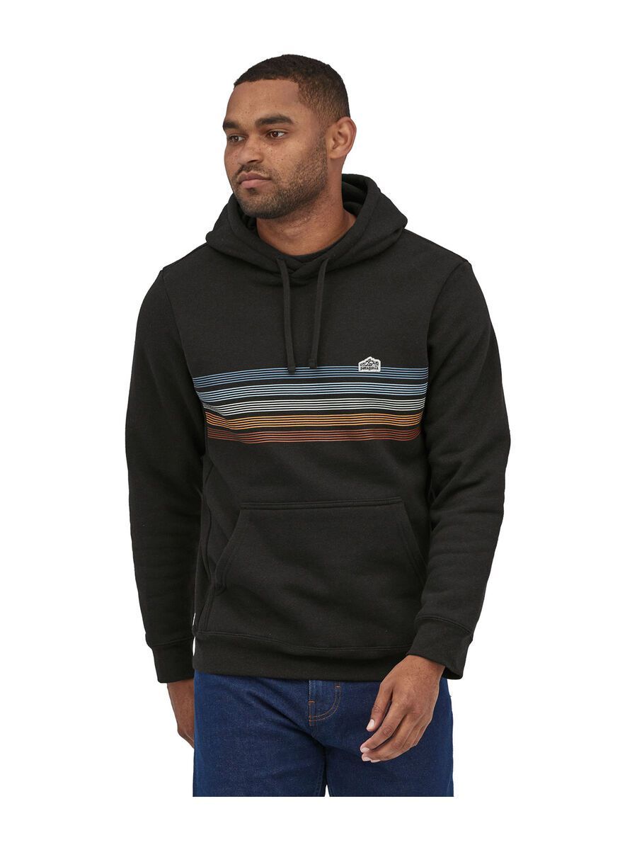 Patagonia Line Logo Ridge Stripe Uprisal Hoody, ink black - Bild 6