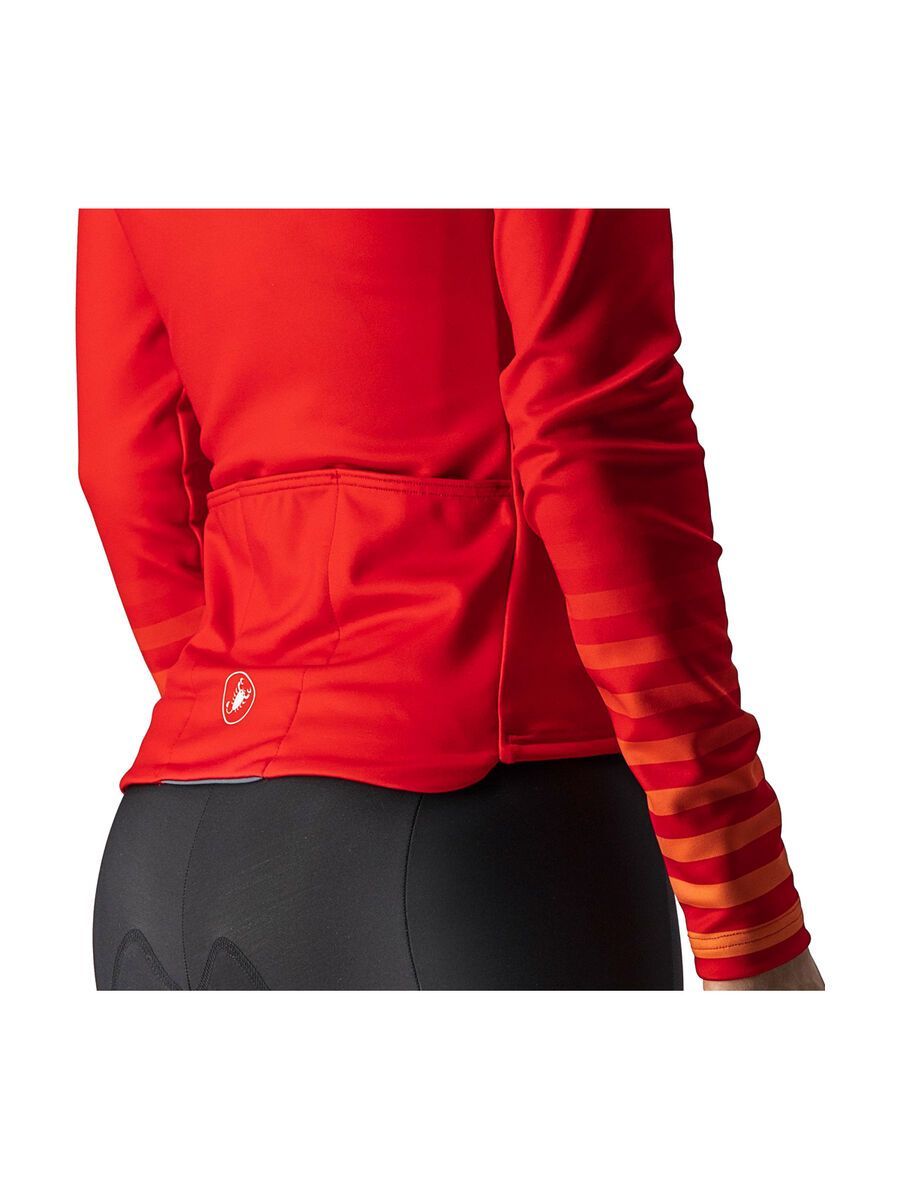 Castelli Autunno LS Jersey, red/white - Bild 3