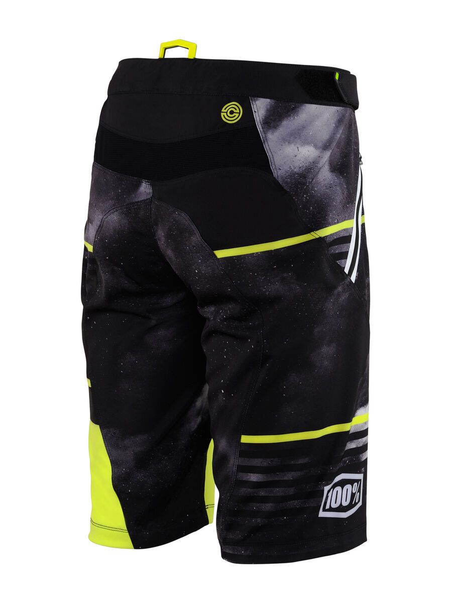 100% Airmatic Dusted Short inkl. Liner, dusted lime - Bild 2