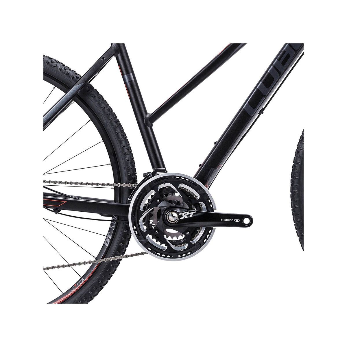 Cube Tonopah SL Trapeze, black anodized flashred - Bild 3