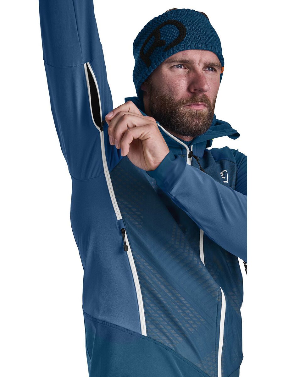 Ortovox Merino Naturtec Light Col Becchei Jacket M, dark arctic grey - Bild 3