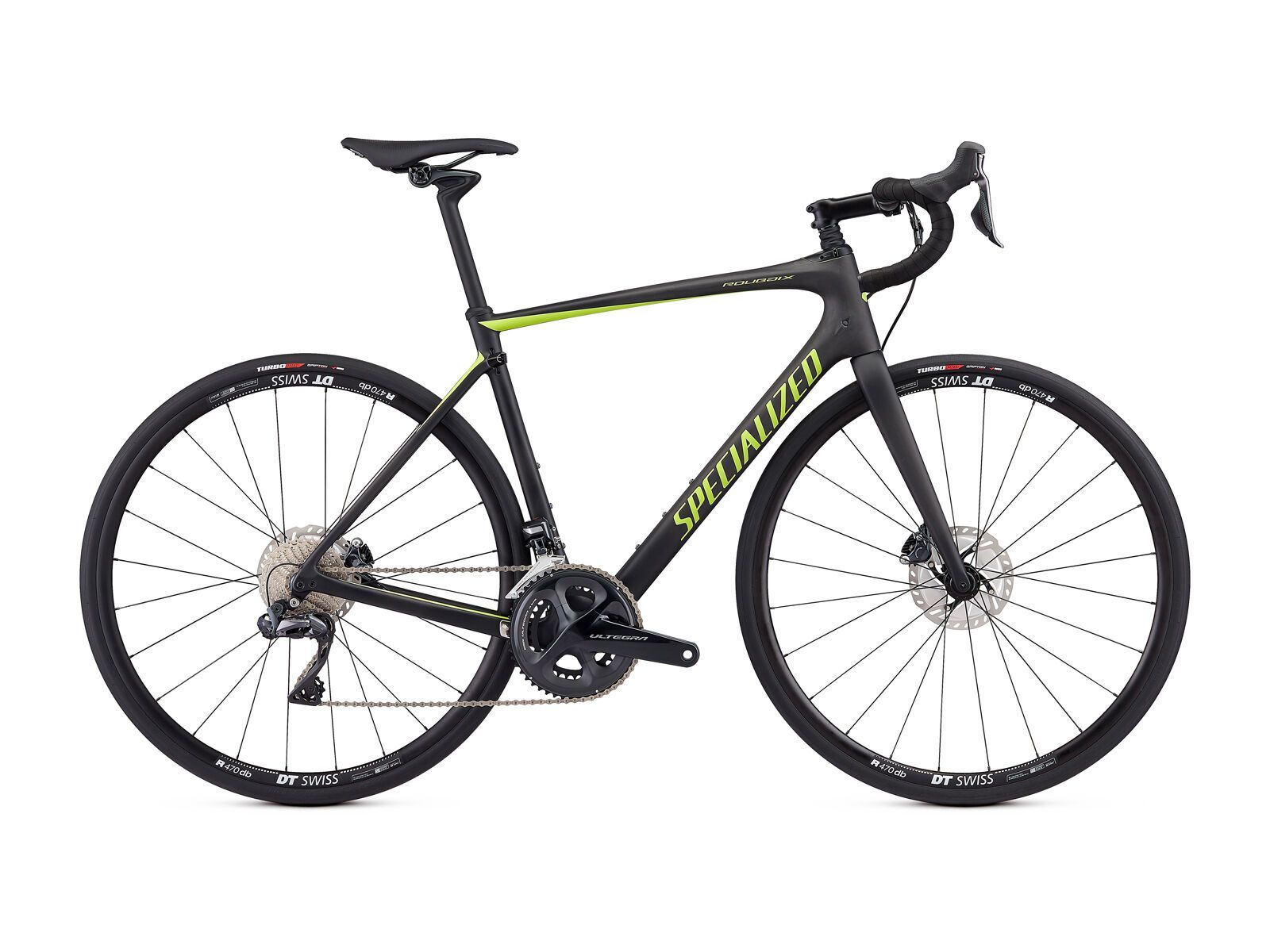 Specialized Roubaix Comp Ultegra Di2, satin carbon/hyper green - Bild 1