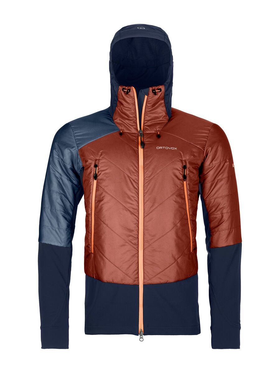 Ortovox Swisswool Piz Palü Jacket M, clay orange - Bild 1