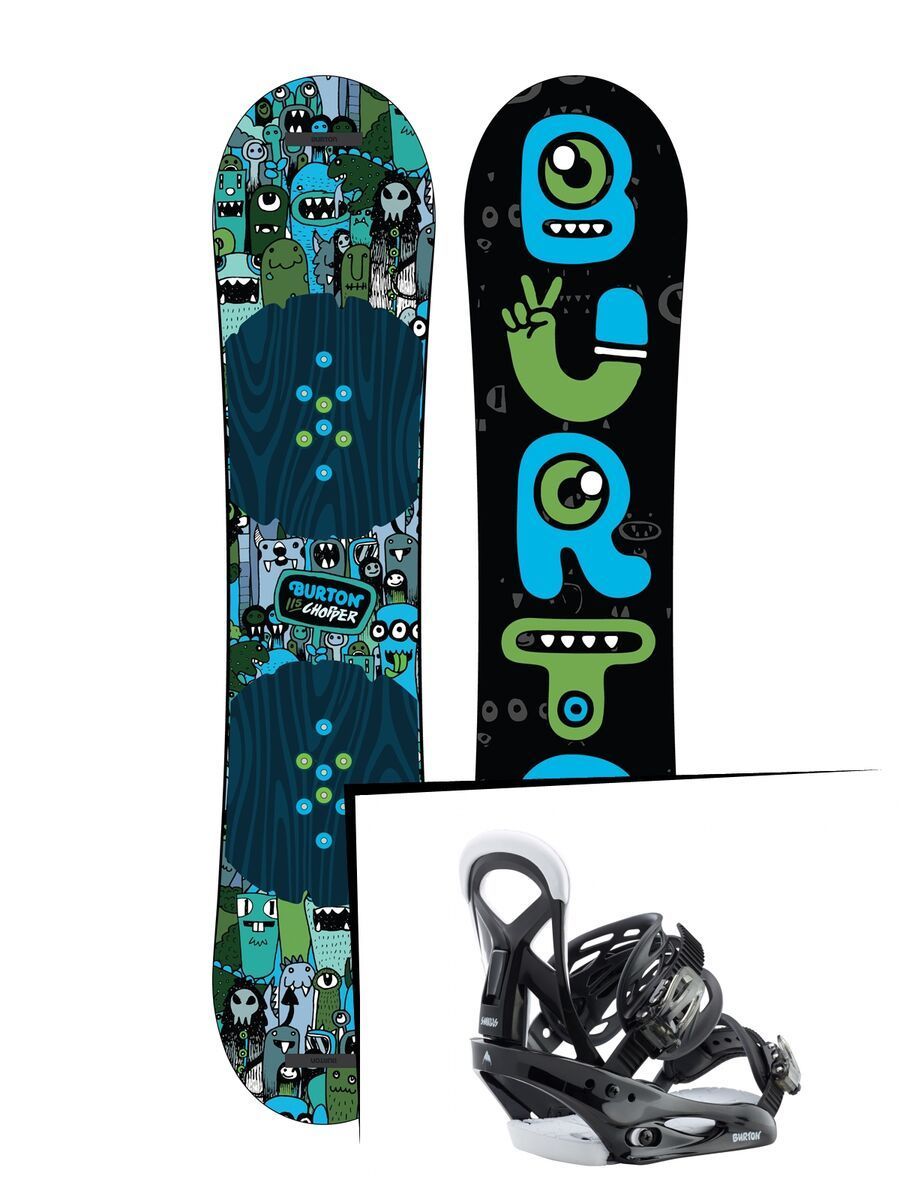 Set: Burton Chopper 2019 + Burton Mission Smalls black - Bild 1