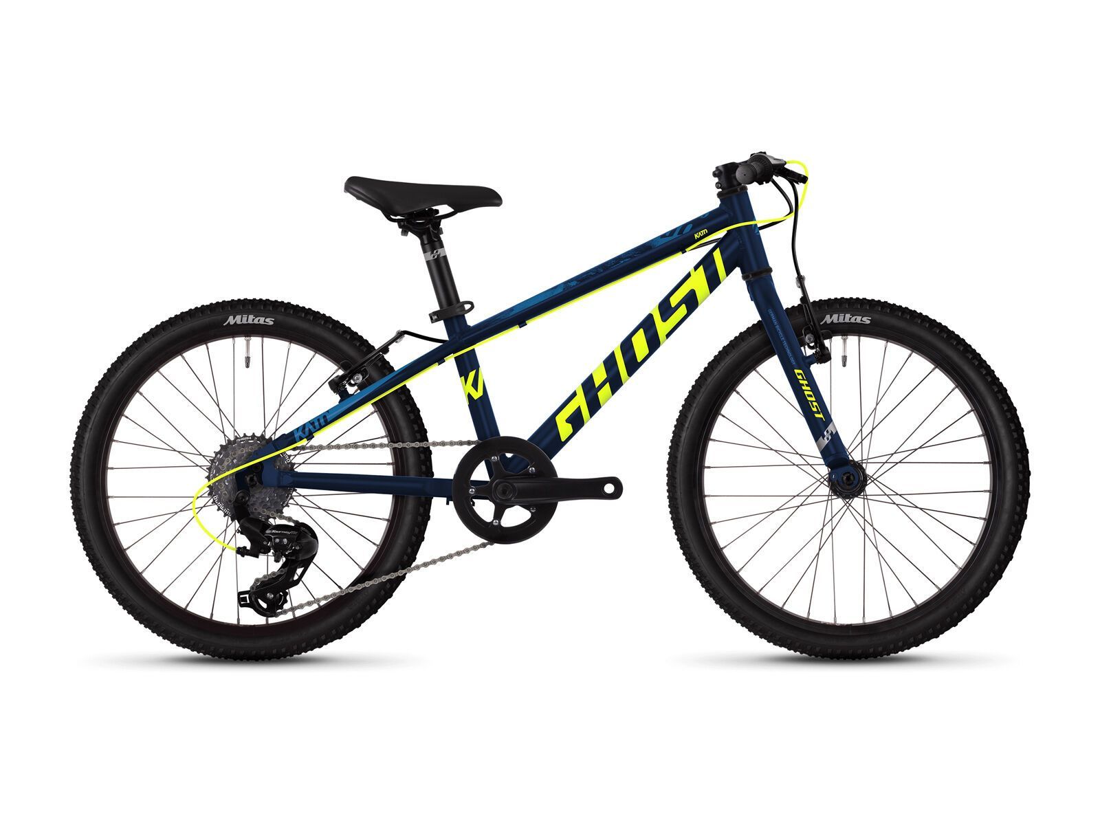 Ghost Kato R1.0 AL, night blue/neon yellow/riot blue - Bild 1