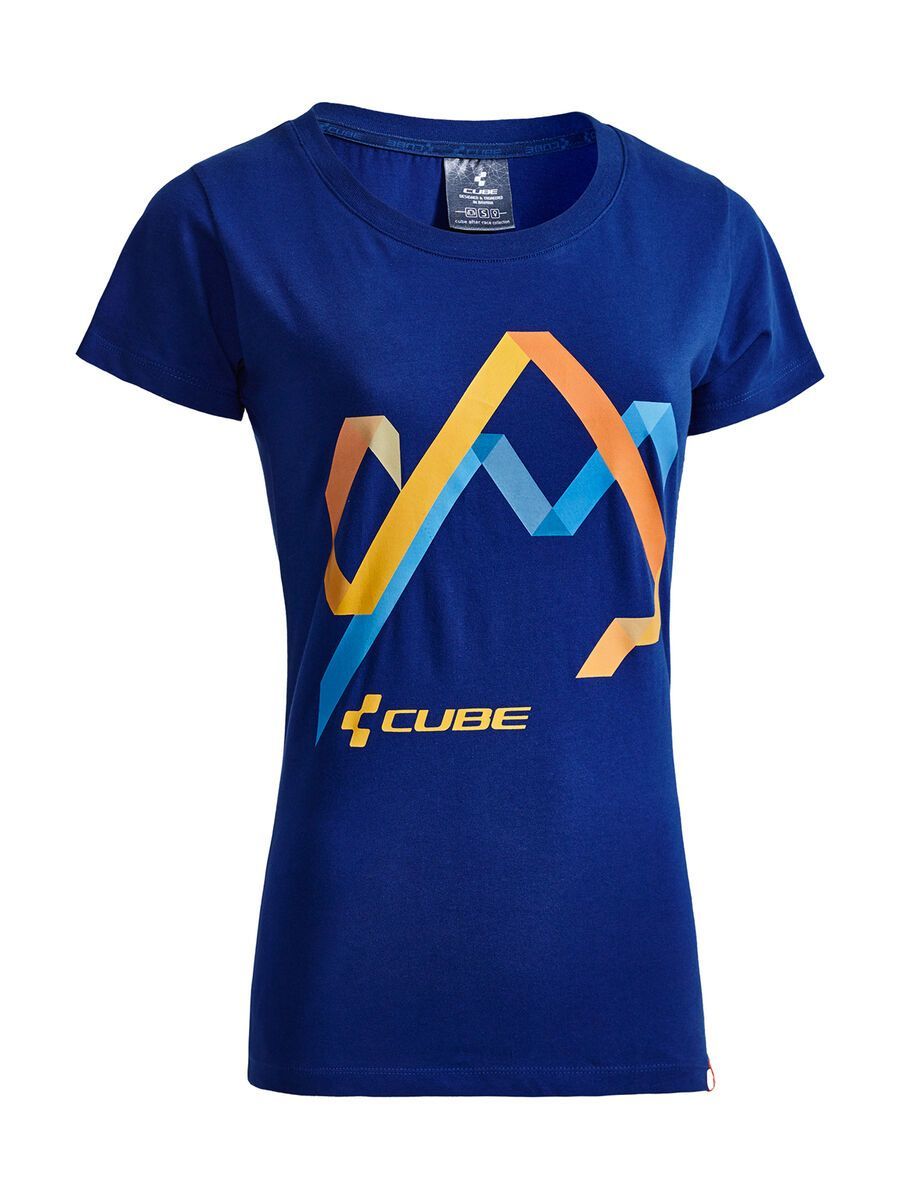 Cube WLS T-Shirt Hills, blue - Bild 1