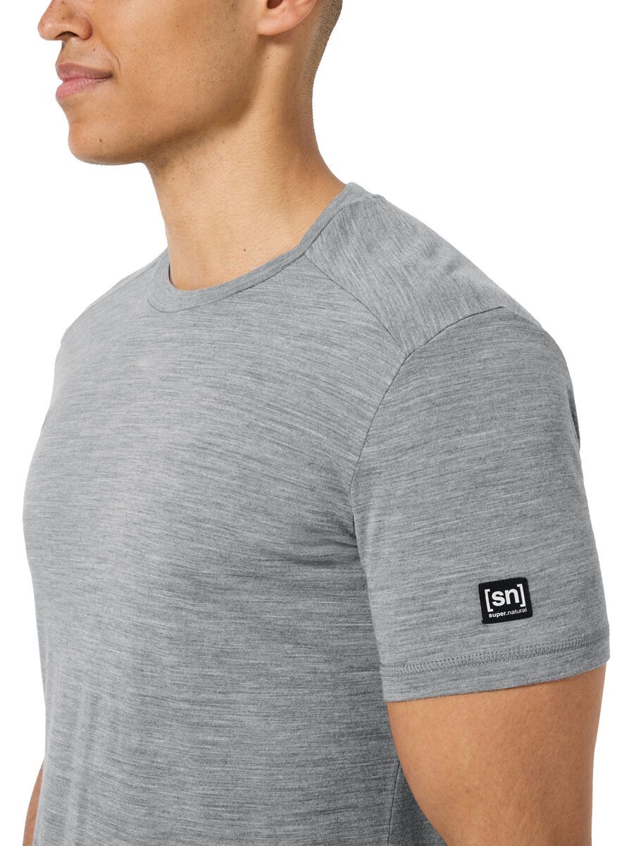 super.natural Essential SS Herren, cashmere grey melange - Bild 6