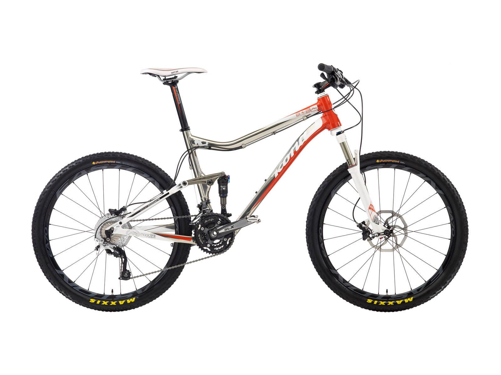 Kona 2+2, Brushed Silver/Orange/White - Bild 1