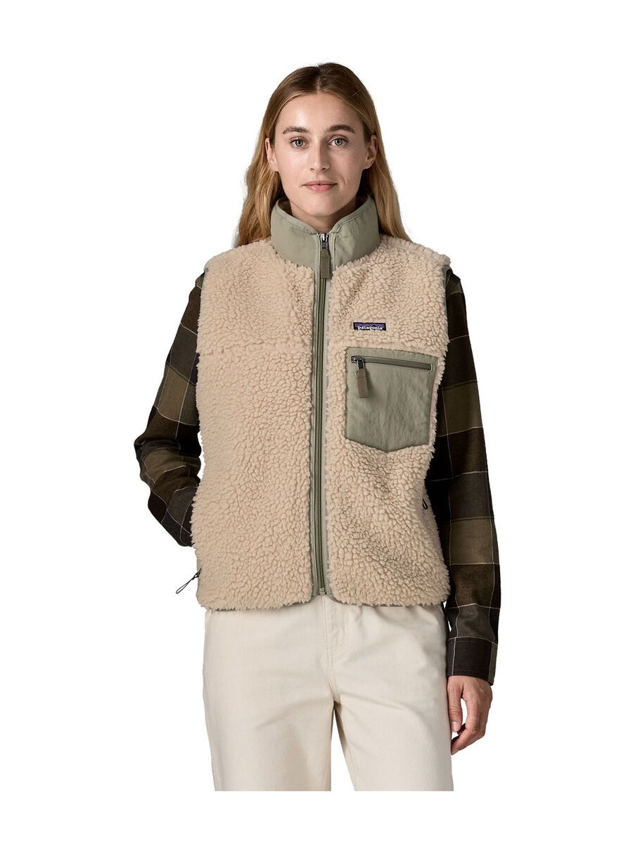Patagonia Women's Classic Retro-X Vest, dark natural w/river rock green - Bild 3