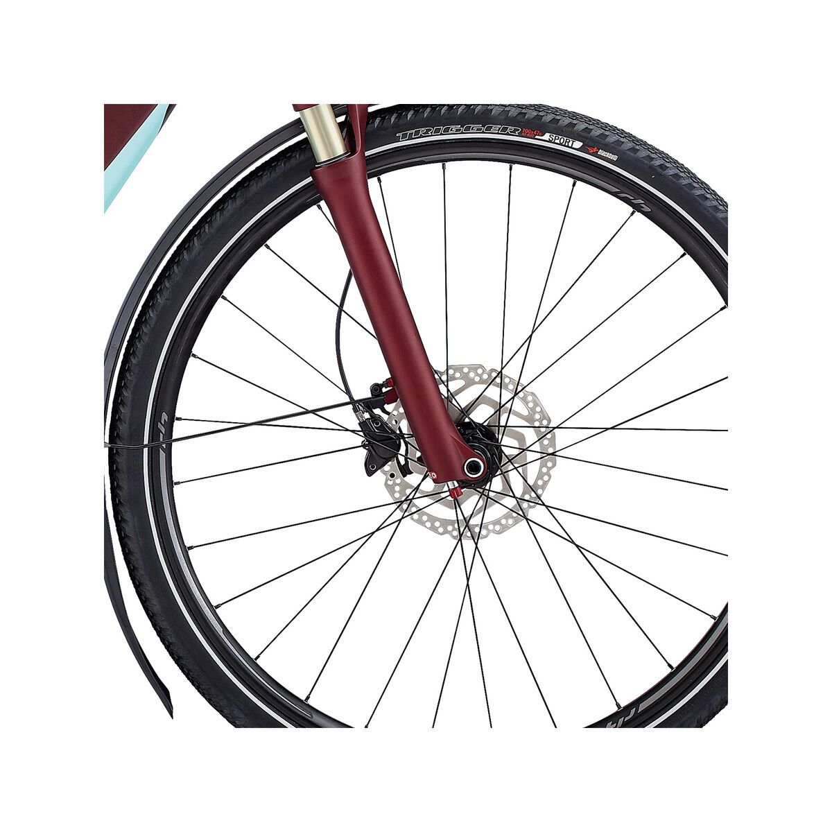 Specialized Women’s Turbo Vado 3.0, satin maroon/light turquoise - Bild 2