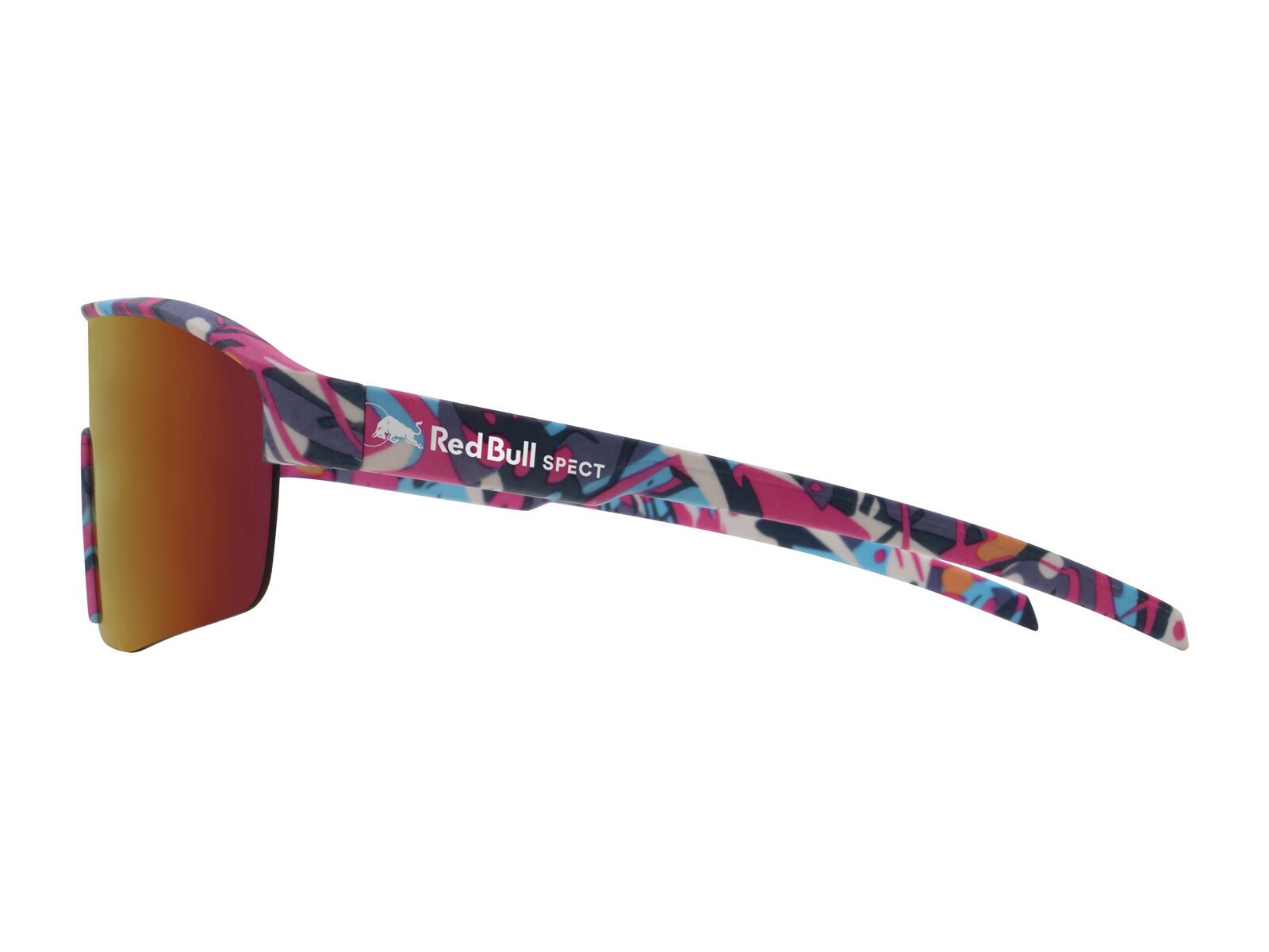 Red Bull Spect Eyewear Dundee, Smoke/Pink-Yellow Mirror / matt blue-pink pattern - Bild 5