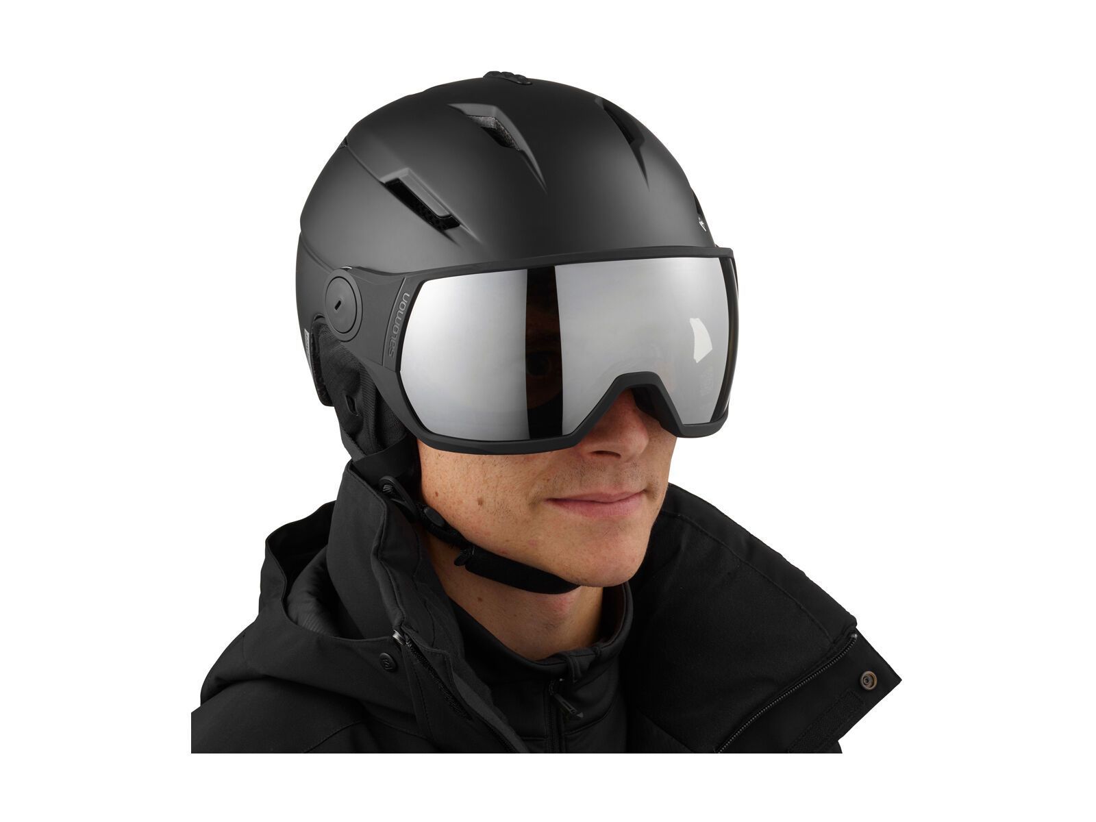 Salomon Pioneer Visor, black/silver uni - Bild 2