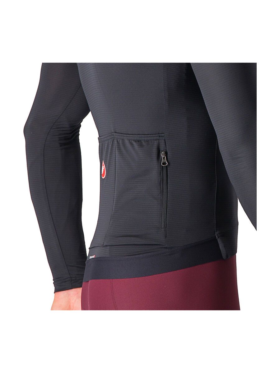 Castelli Espresso LS Jersey, light black/dark gray - Bild 6