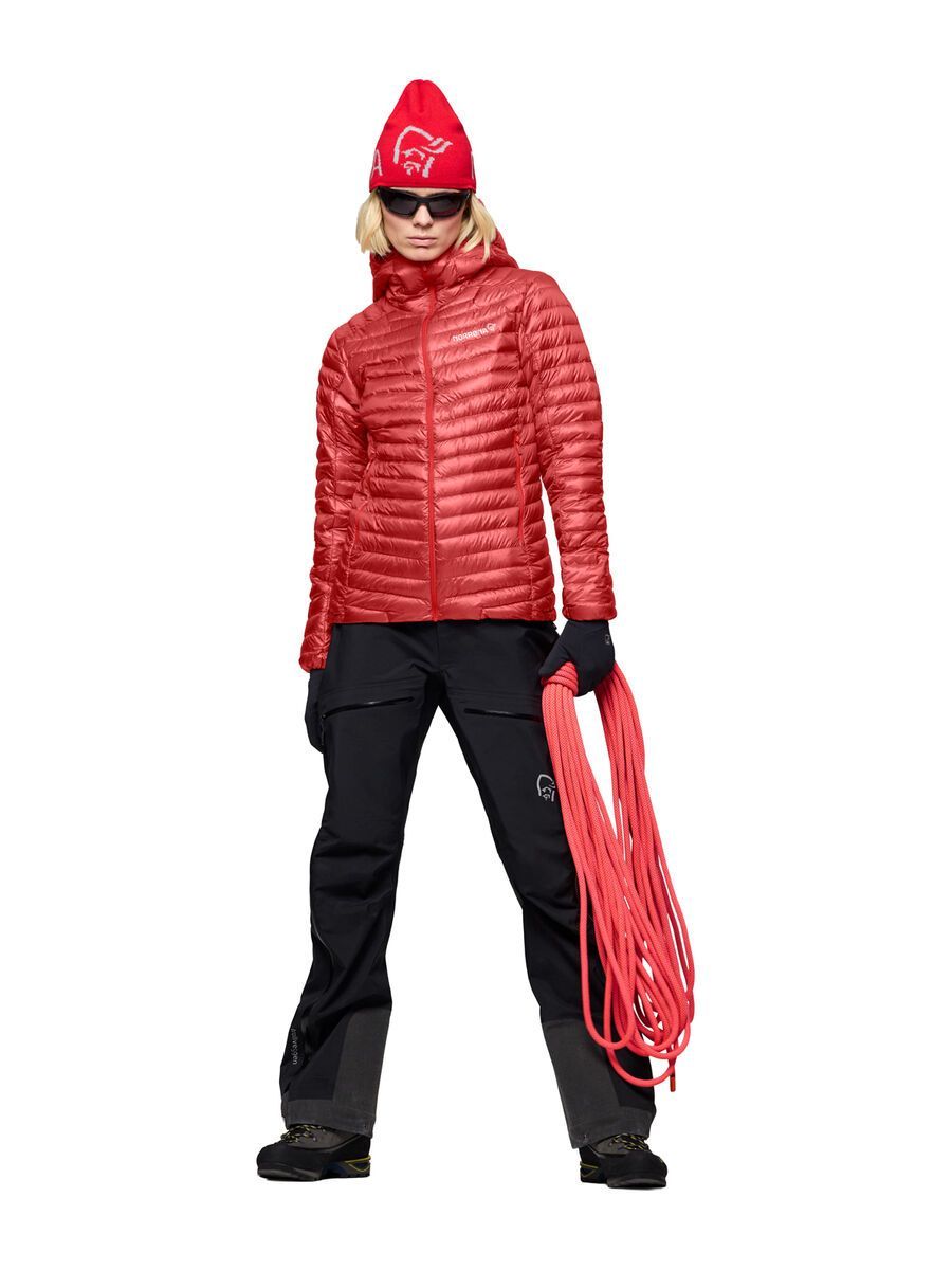 Norrona trollveggen down800 super light Hood W's, baked apple - Bild 7